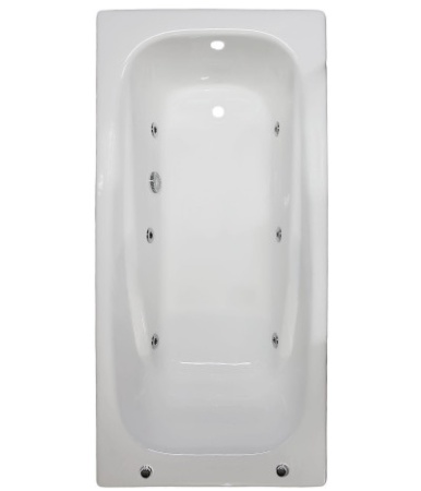 Ванна Goldman Art 180x85 (без ручек) с гидромассажем