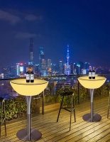 Комплект светящейся мебели Стол+2 стула V8 Комплект светящейся мебели Стол+2 стула V8